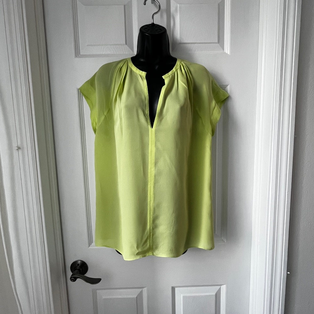 A.L.C. Chartreuse Blouse size S